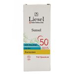 کرم ضد آفتاب رنگی T1 معمولی اس پی اف 50 مخصوص پوست چرب سان سل 40 میل  ـ لایسل