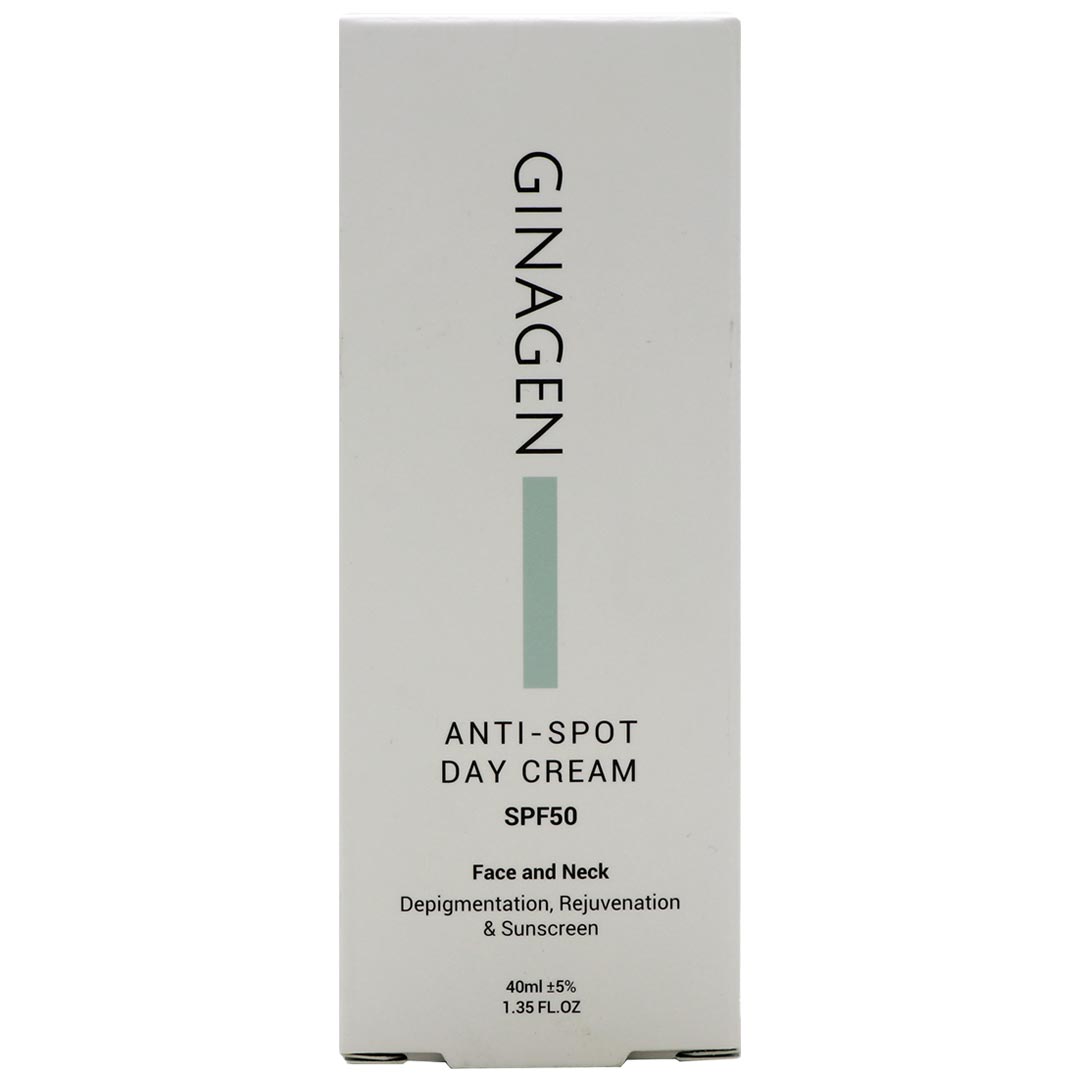 18665-00 کرم ضد آفتاب و ضد لک روز مخصوص صورت و گردن 40 میل ـ ژیناژن - Image 1