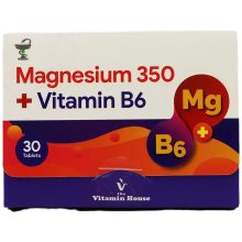 منیزیم-350 ویتامین ب-6 قرص 350 30 عددی ویتامین هاوس