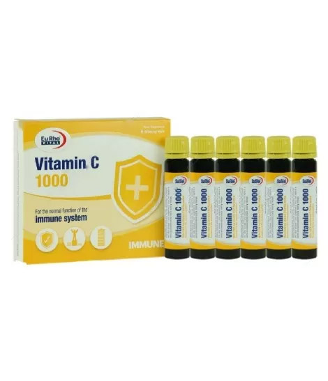 23981-00 ویال خوراکی ال کارنتین ویتامین ث 2000 میلی گرم 6 عددی ـ یوروویتال - Image 1