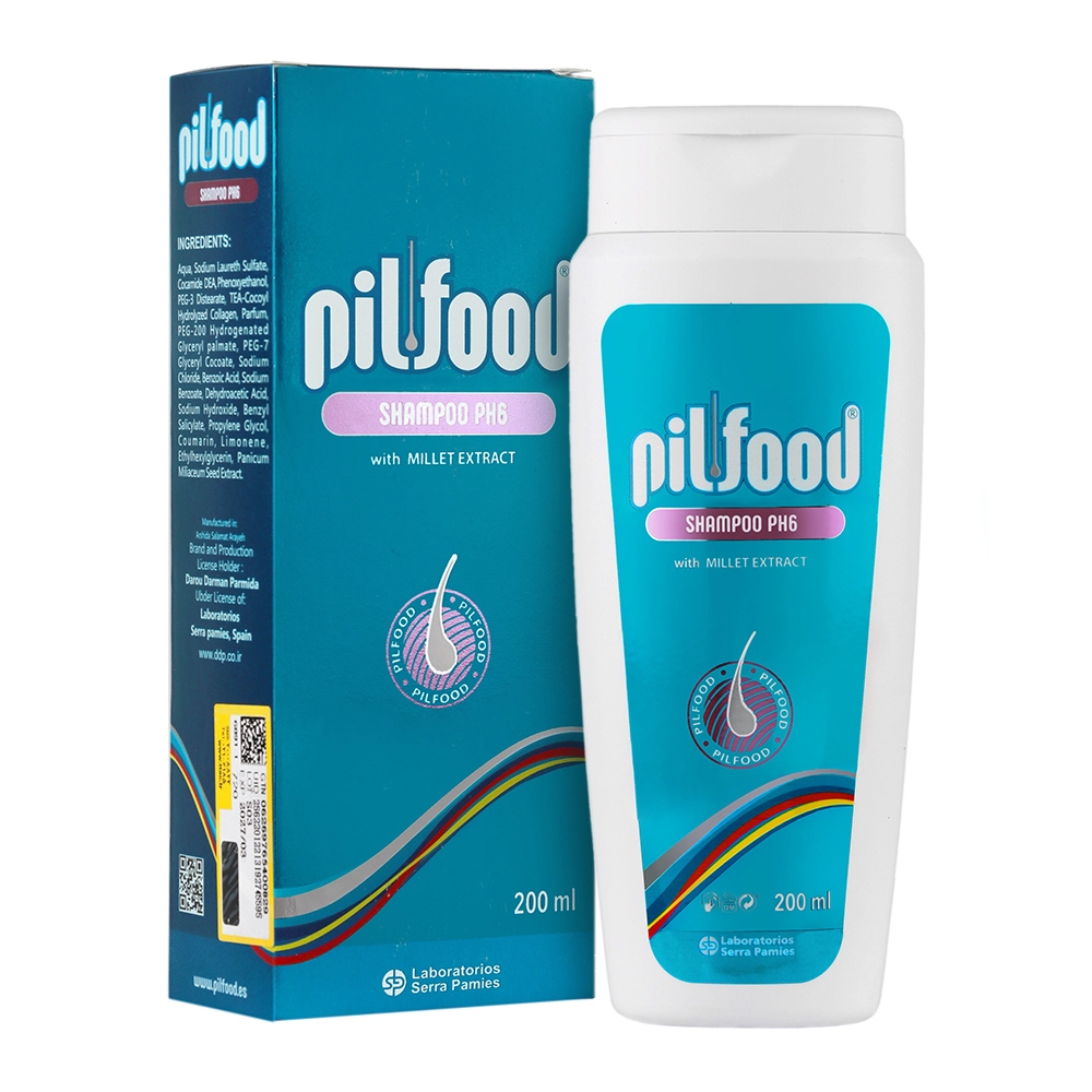 41503-00 شامپو PH6 مناسب پوست سر چرب 200 میل ـ پیلفود - Image 1