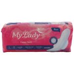 نوار بهداشتی بالدار کلاسیک بزرگ ضخیم صورتی 10 عددی ـ مای لیدی