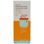 کرم محافظ آفتاب اس پی اف-50 فاقد چربی بی رنگ 50 میل  ـ نئودرم