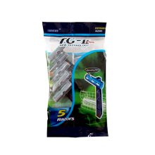 خود تراش دو لبه صابون دار سبز 5 عددی ـ آسوریک