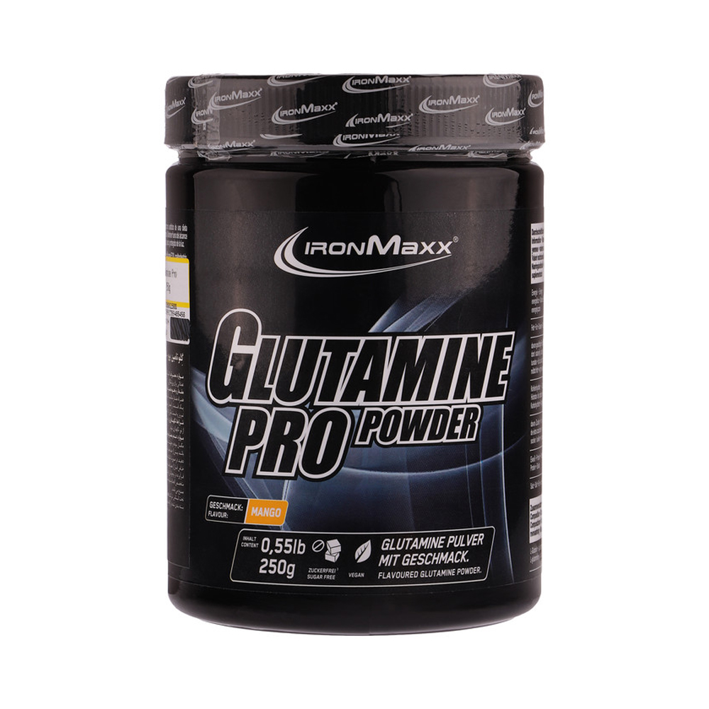 48705-00 گلوتامین پرو پودر خوراکی با طعم انبه 250 گرم ـ آیرون مکس - Image 1