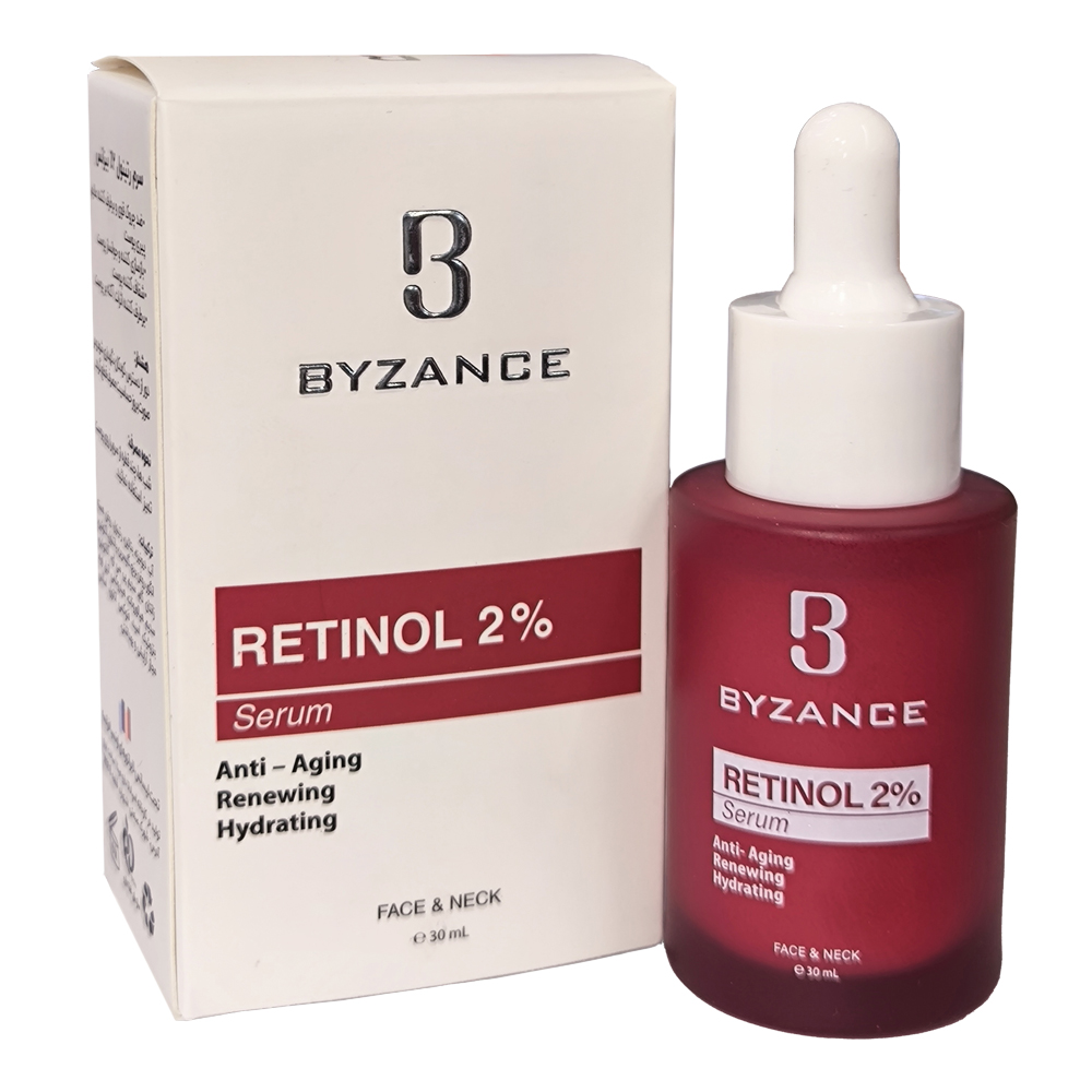 48824-00 سرم جوانساز رتینول 2% مناسب صورت و گردن 30 میل ـ بیزانس - Image 1