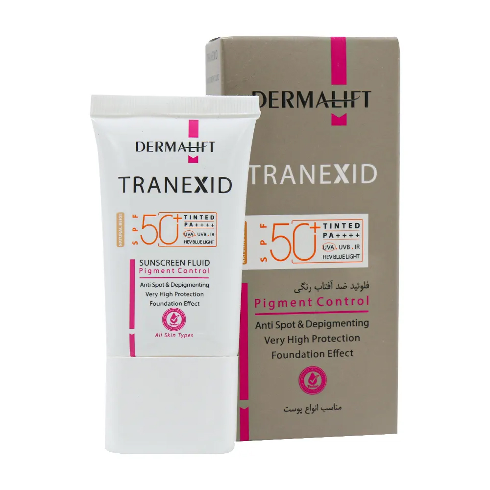 48954-00 فلوئید ضد آفتاب نچرال بژ ترنکسید ـ درمالیفت - Image 1