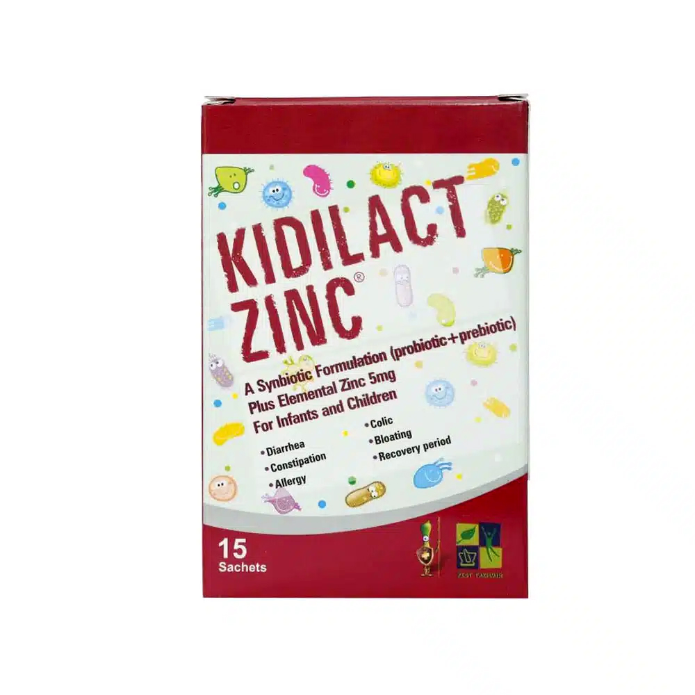 75930-00 پودر خوراکی کیدی لاکت زینک 5 میلی گرم 15 عددی ـ زیست تخمیر - Image 1