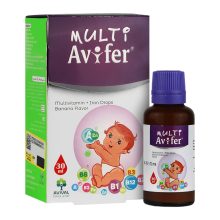 مولتی آویفر قطره 30 میل با طعم موز  ـ آویوال