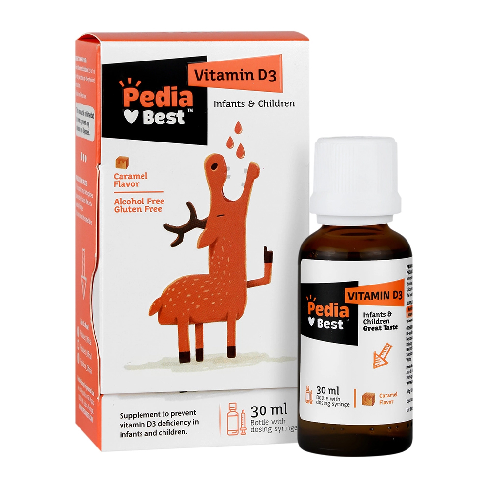 80567-00 ویتامین دی 3 قطره خوراکی 1000 واحد 30 میل ـ پدیابست - Image 1