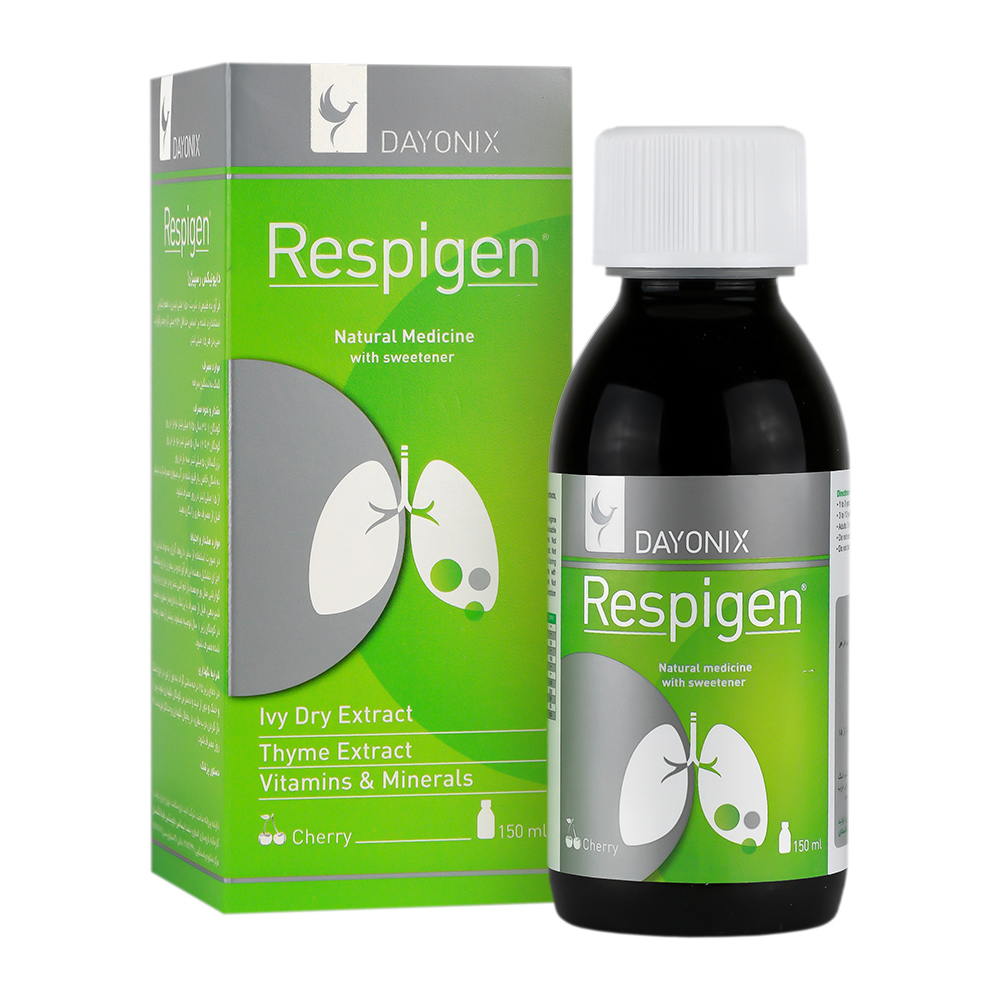 80622-00 شربت رسپیژن 150 میل دایونیکس با طعم گیلاس ـ امید دارو سلامت - Image 1