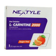 ویال ال کارنیتین 2000 میلی با طعم پرتقال 10 عددی ـ نکستایل