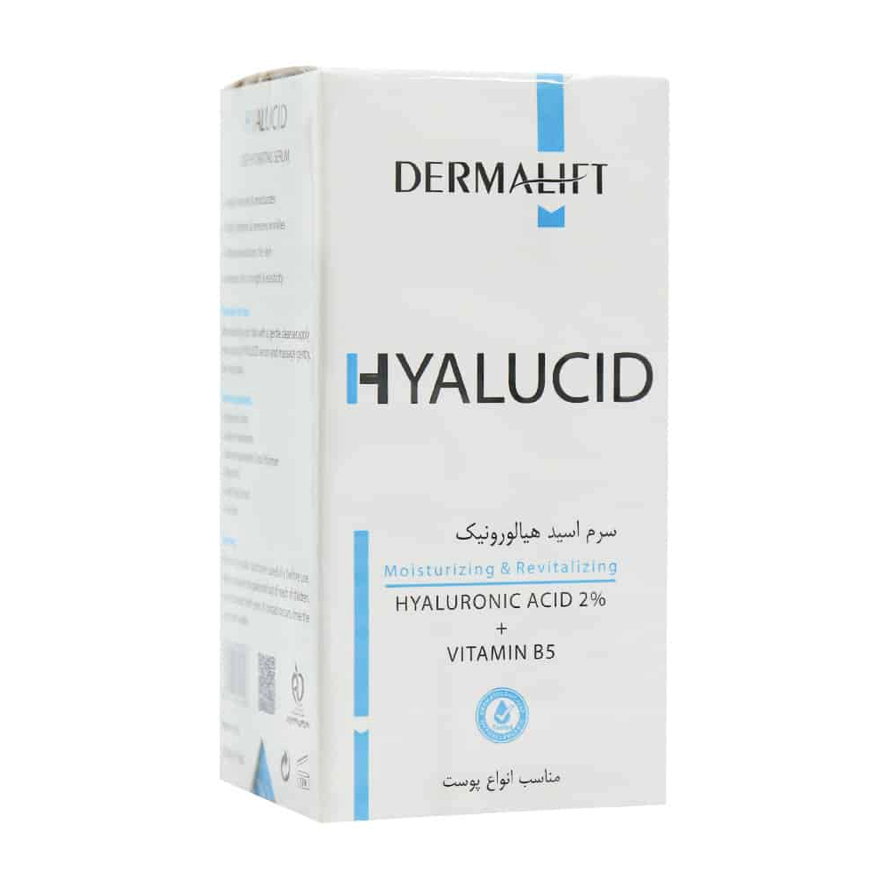 82119-00 سرم صورت هیالورونیک اسید و ویتامین ب 5 ، 30میل ـ درمالیفت - Image 1