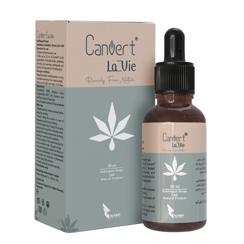 83104-00 قطره خوراکی زیرزبانی کنورت لاوی 30 میل ـ آلاشت فارمد - Image 1