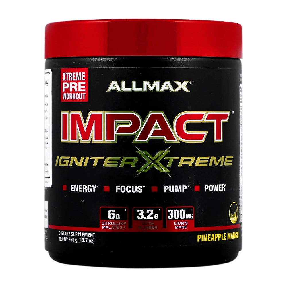 85229-00 ایمپکت ایگنایتر اکستریم پودر خوراکی با طعم آناناس انبه 360 گرم ـ آلمکس - Image 1