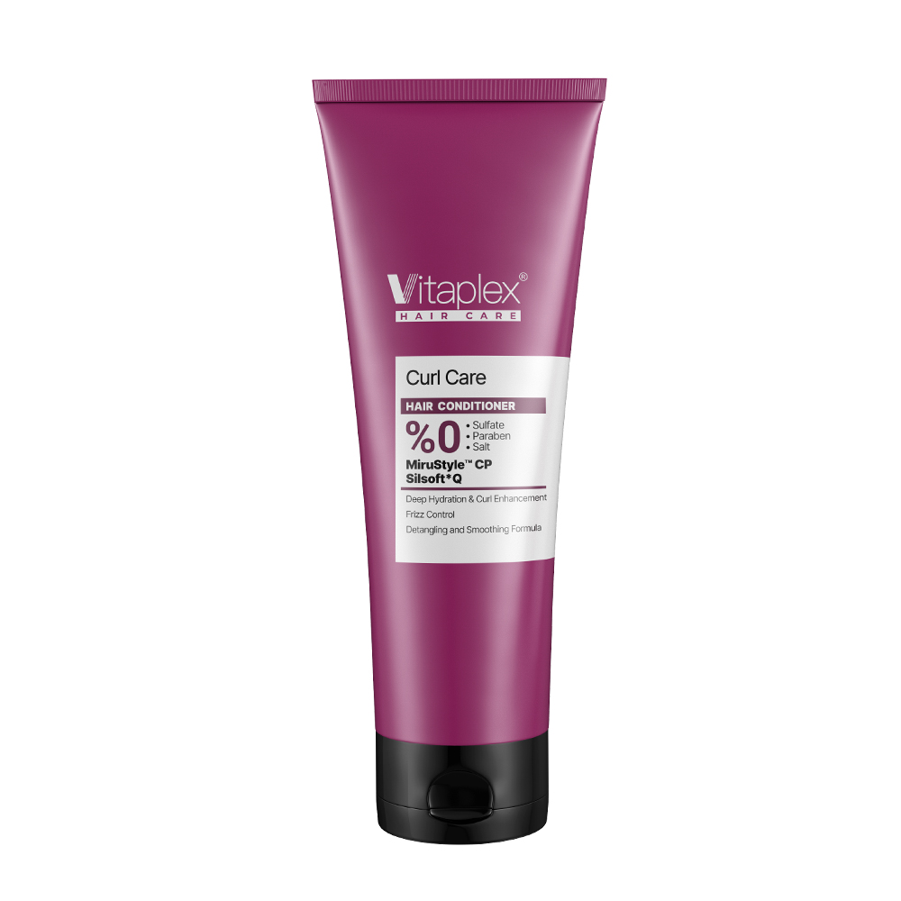 85324-00 نرم کننده مناسب موهای فر فاقد سولفات 250 میل ـ ویتاپلکس - Image 1