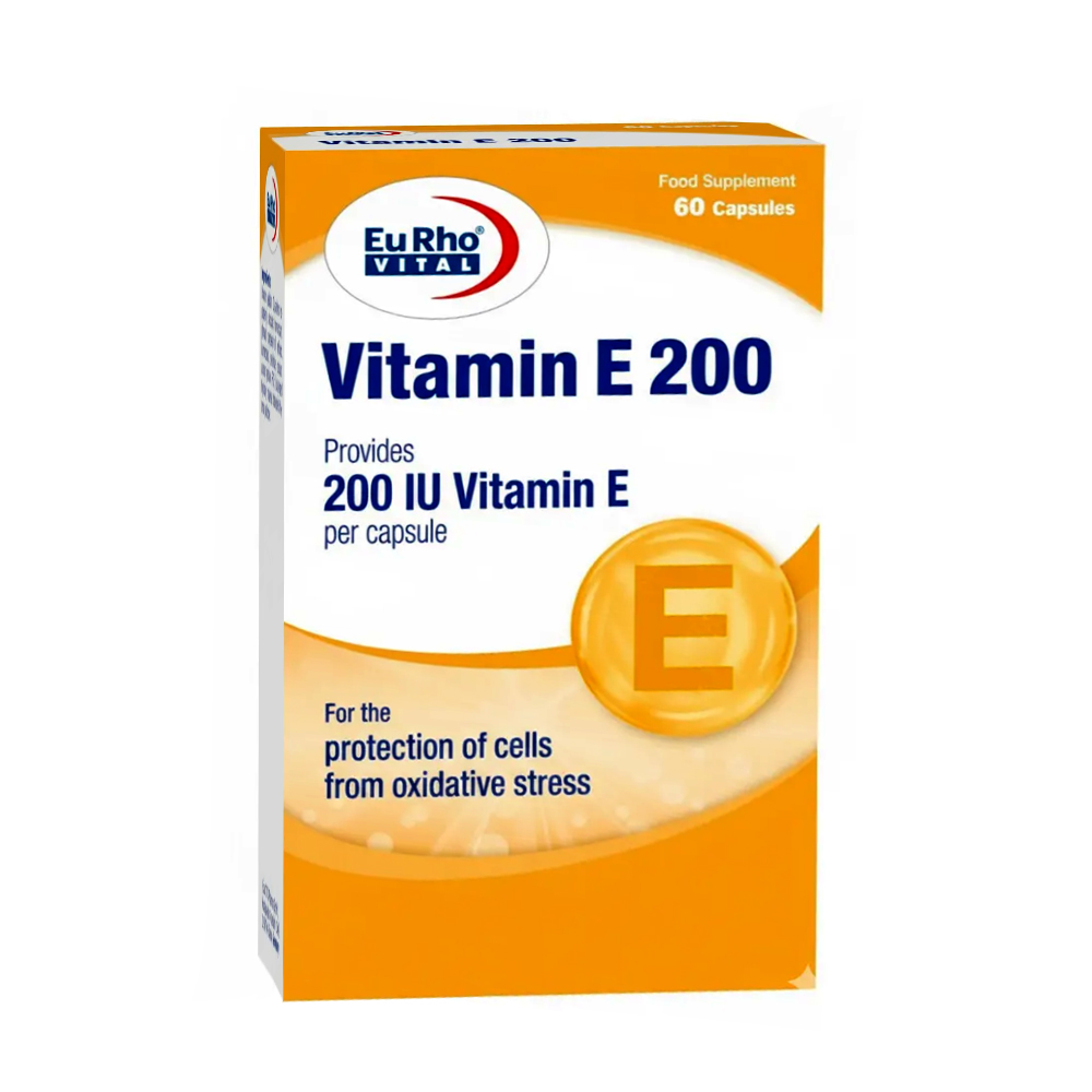 86011-00 کپسول نرم ویتامین ایی 200 واحد 60 عددی ـ یوروویتال - Image 1