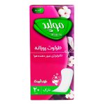 پد روزانه طراوت با رایحه طبیعت 20 عددی ـ مولپد
